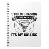Storm Chaser Giften | Storm Chasing Lightning Hobb Notitieboek (Voorkant)