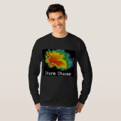Storm Chaser Hook Echo Radar Afbeelding T-shirt (Voorkant volledig)