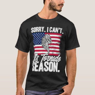 Storm Chaser Hurricane Meteorology Tornado Seizoen T-shirt