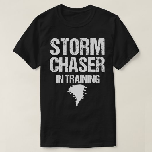Storm Chaser in opleiding meteoroloog Storm Chasi T-shirt (Design voorkant)