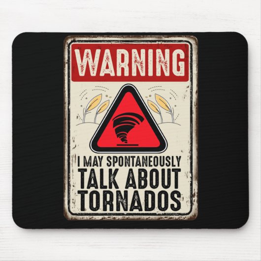 Storm Chaser Storm Hunter Quote Muismat (Voorkant)