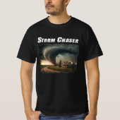 Storm Chaser Tornado Afbeelding Meteoroloog Weer T-shirt (Voorkant)