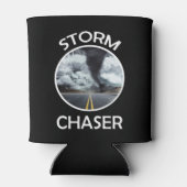 Storm Chaser Tornado Afbeelding Weer Meteoroloog Blikjeskoeler (Achterkant)