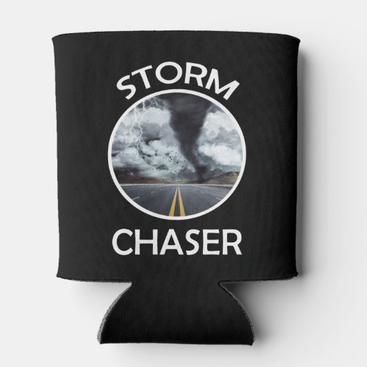 Storm Chaser Tornado Afbeelding Weer Meteoroloog Blikjeskoeler (Achterkant)