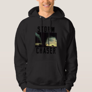 Storm Chaser Tornado Afbeelding Weer Meteoroloog Hoodie