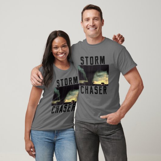 Storm Chaser Tornado Afbeelding Weer Meteoroloog T-shirt (Unisex)