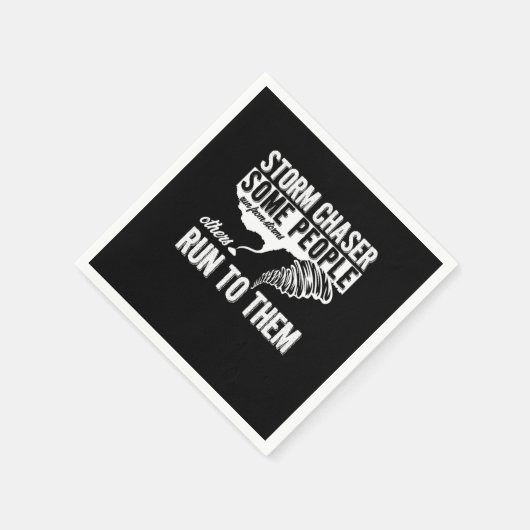 Storm Chaser Tornado Chasing Hurricane Wind Gift Servet (Hoek)
