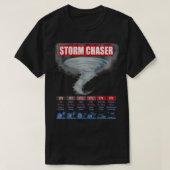 Storm Chaser Tornado Meteorology 2 T-shirt (Design voorkant)
