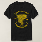 Storm Chaser Tornado Meteoroloog Meteorology 3 T-shirt (Design voorkant)