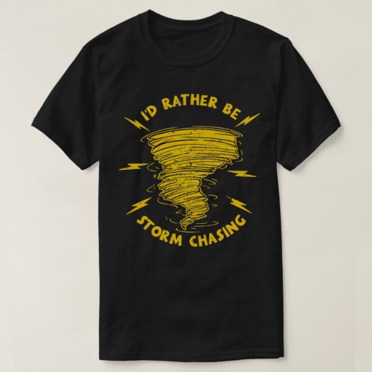 Storm Chaser Tornado Meteoroloog Meteorology 3 T-shirt (Design voorkant)