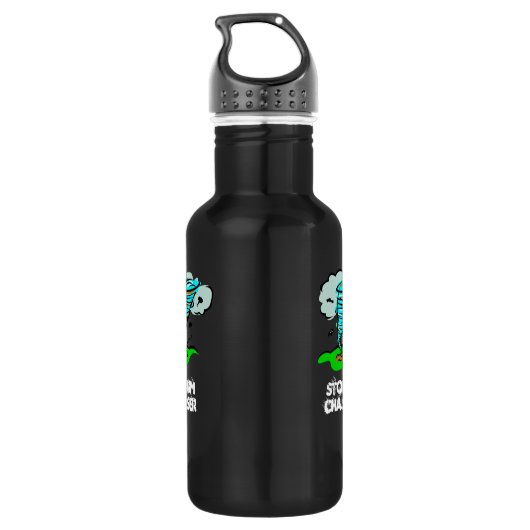 Storm Chaser Tornado Twister Waterfles (Achterkant)