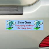 Storm Chaser Tornado Twister Weather Meteorology Bumpersticker (Op auto)