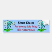 Storm Chaser Tornado Twister Weather Meteorology Bumpersticker (Voorkant)