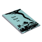 Storm Chaser Tornado Twister Weather Meteorology Notitieboek (Rechterzijde)