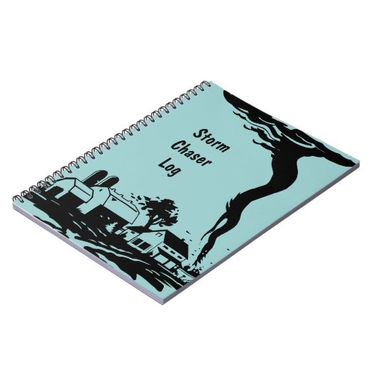 Storm Chaser Tornado Twister Weather Meteorology Notitieboek (Linkerzijde)