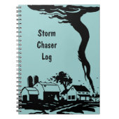 Storm Chaser Tornado Twister Weather Meteorology Notitieboek (Voorkant)