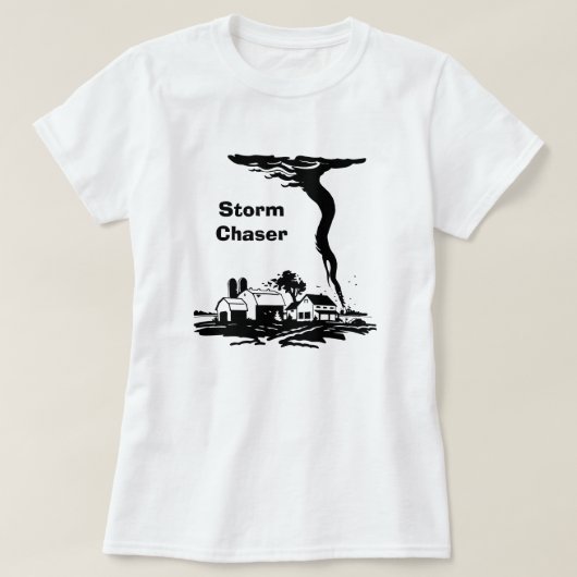 Storm Chaser Tornado Twister Weather Meteorology T-shirt (Design voorkant)