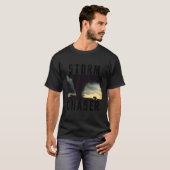 Storm Chaser Tornado Weer Meteoroloog T-shirt (Voorkant volledig)