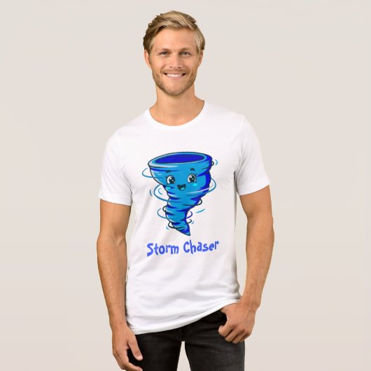 Storm Chaser van de Twonado jongen Mannen shirt (Voorkant volledig)