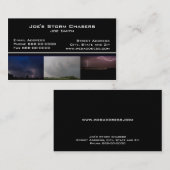 Storm Chaser Visitekaartje (Voorkant / Achterkant)