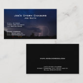 Storm Chaser Visitekaartje (Voorkant / Achterkant)