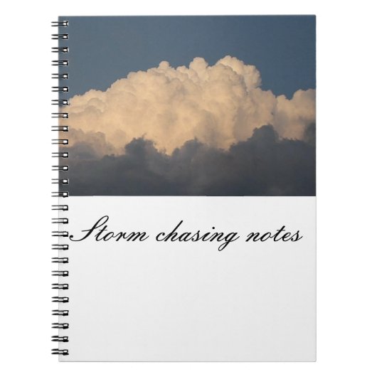 Storm-chaserlaptop Notitieboek (Voorkant)