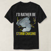Storm Chasing Lightning Thunder Weer Hurricane T-shirt (Design voorkant)