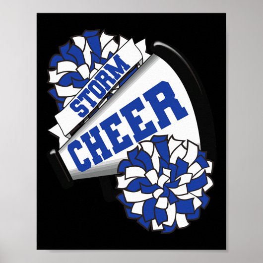 Storm Cheer Ck Terug naar school Cheerleading Spir Poster (Voorkant)