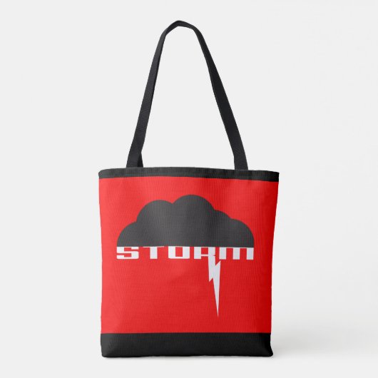 Storm Cloud Collectie van Billy C. Canvas tas (Achterkant)