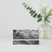 Storm Cloud Gray abstract granietsteen Visitekaartje (Staand voorkant)