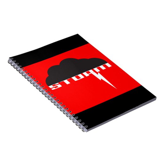 Storm cloud notitieboek (Rechterzijde)