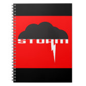 Storm cloud notitieboek (Voorkant)