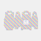 Storm Cloud Rainbow Stippen Baby shower Bedankdoosjes (Uitgevouwen)