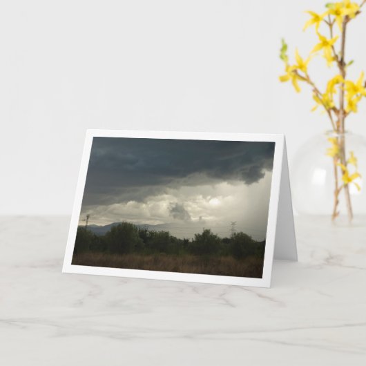 Storm Clouds boven Valencia-kaart Kaart (Gele Bloem)