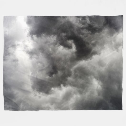 STORM CLOUDS FLEECE DEKEN (Voorkant (Horizontaal))