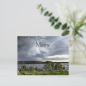 Storm Clouds in Maine Verenigde Staten Briefkaart (Staand voorkant)
