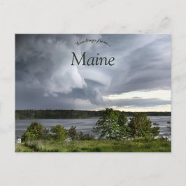 Storm Clouds in Maine Verenigde Staten Briefkaart