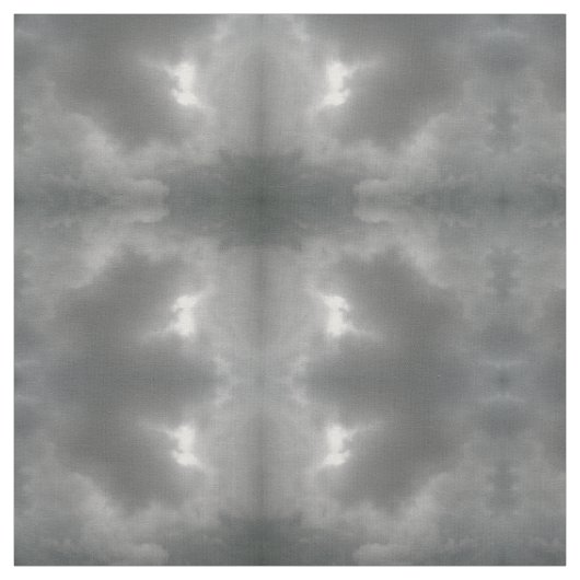 Storm Clouds Patterned Fabric Stof (Swatch)