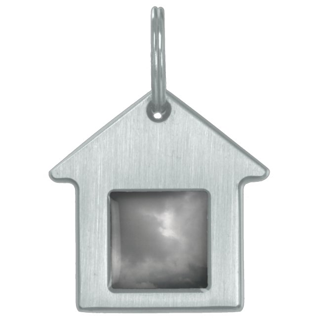 Storm Clouds Pet Tag Huisdieren Naamplaatje (Voorkant)