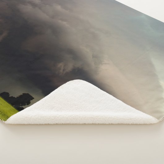 STORM CLOUDS SHERPA DEKEN (3/4)