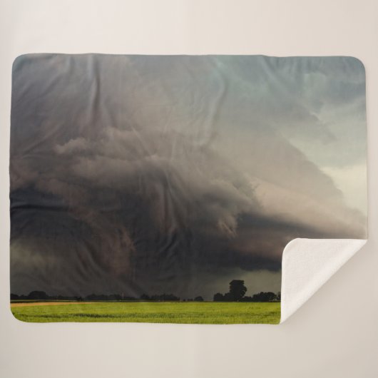 STORM CLOUDS SHERPA DEKEN (Voorkant (horizontaal))