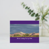 Storm Coming-Torrey Utah Briefkaart (Staand voorkant)