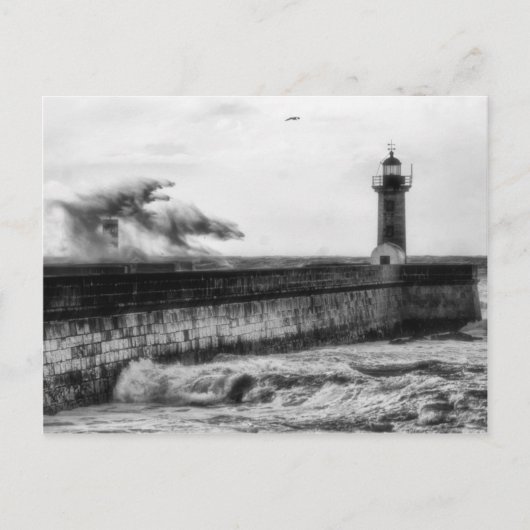 Storm dagen... briefkaart (Voorkant)