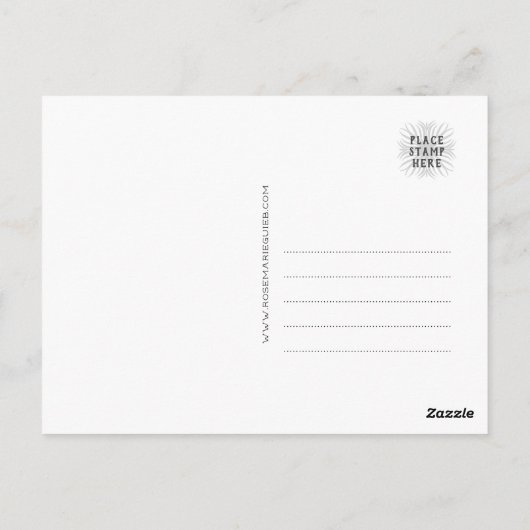 Storm dat in de oceaan in Florida Keys rolt Briefkaart (Achterkant)