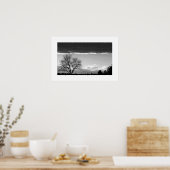 Storm dat wordt ingerold poster (Keuken)