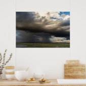 Storm dat zich over de nabijgelegen slangen van de poster (Keuken)