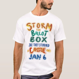 Storm de stembus zoals ze het Capitool op deden T-shirt