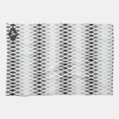Storm Diamond Ombre Monogram Theedoek (Horizontaal)