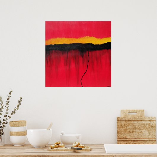 "Storm" door SHEIL Poster Print (Keuken)