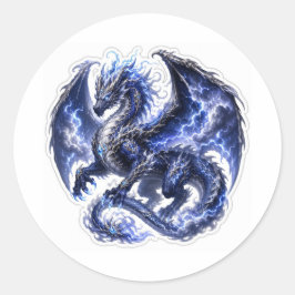 Storm Dragon Sticker
